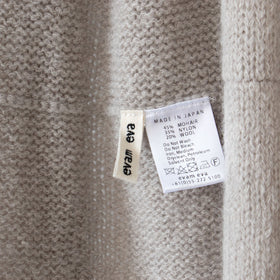 evam eva モヘアリリーループストール