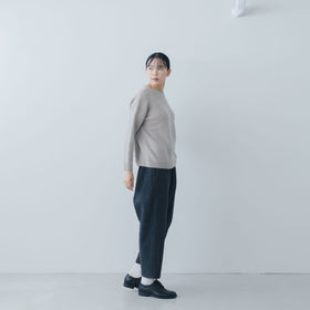 evam eva モヘアリリープルオーバー