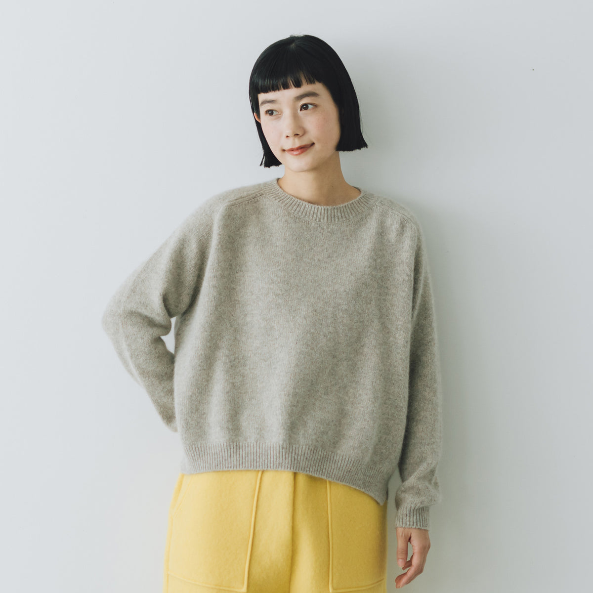 evam eva woolfoxニットプルオーバー evam eva ウールフォックスプルオーバー ｜くらすこと