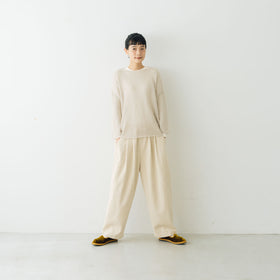 evam eva モヘアシルクプルオーバー