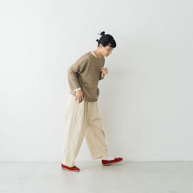 evam eva モヘアシルクプルオーバー