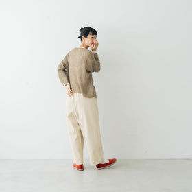 evam eva モヘアシルクプルオーバー