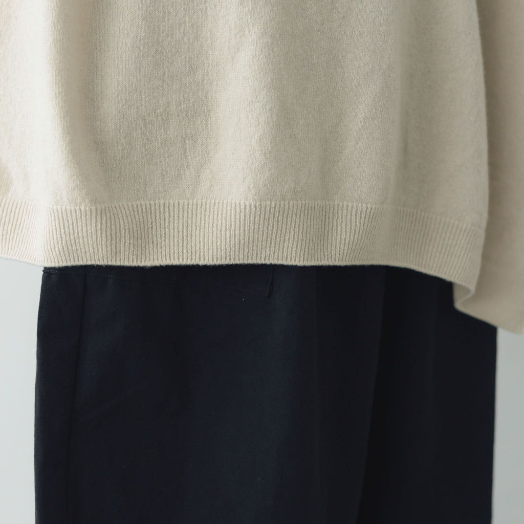 evam eva ウールポンチョ