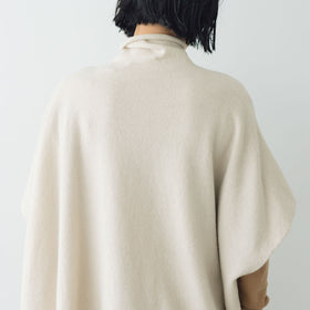 evam eva ウールポンチョ