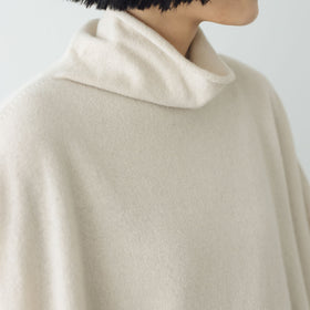 evam eva ウールポンチョ