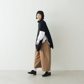 evam eva ウールポンチョ