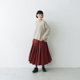 evam eva ウールフォックスプルオーバー