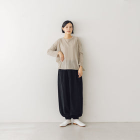 evam eva ウールカシミア ボートネックプルオーバー