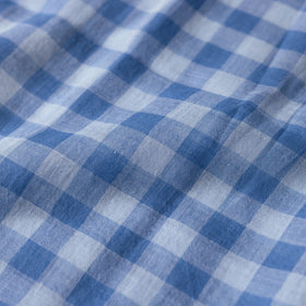 miiThaaii カディコットン チェックスカーフ ブルー