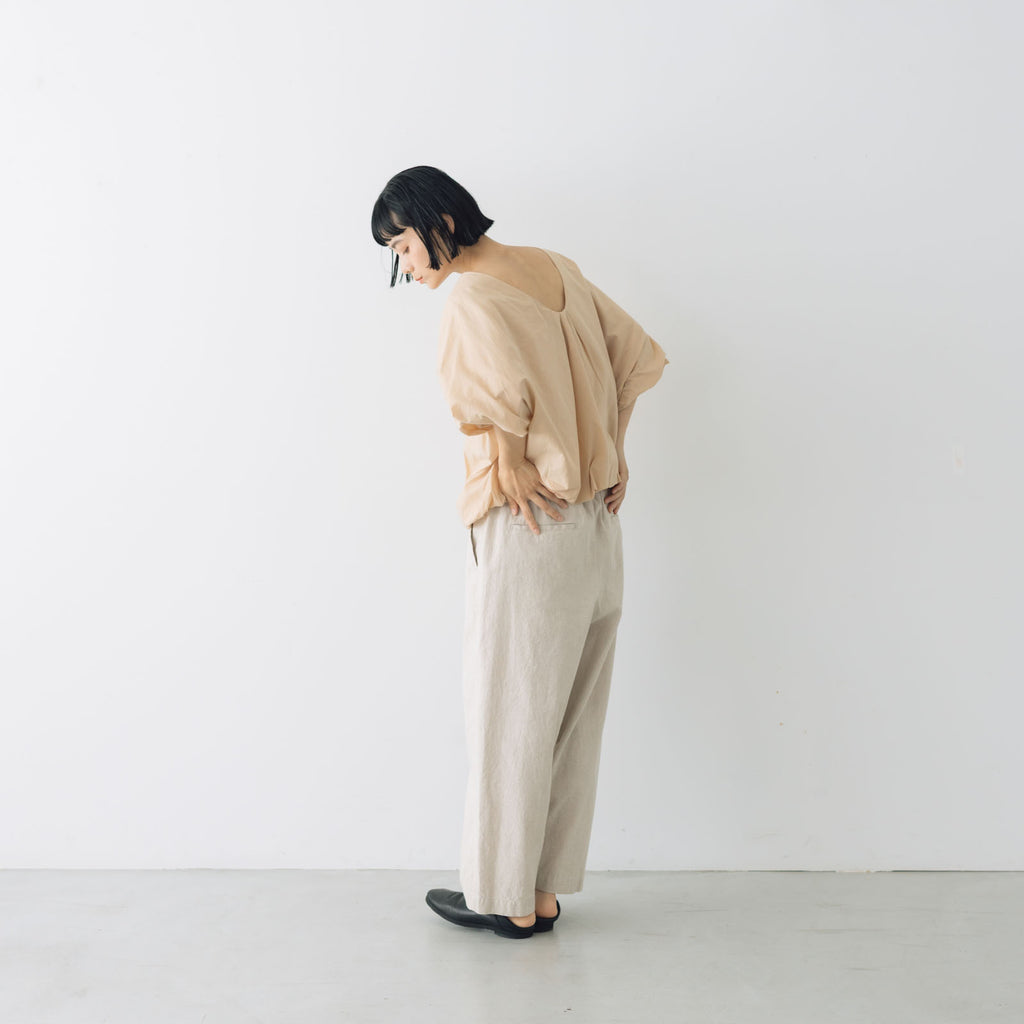 【SALE】miiThaaii コットンアディラトップス ベージュ