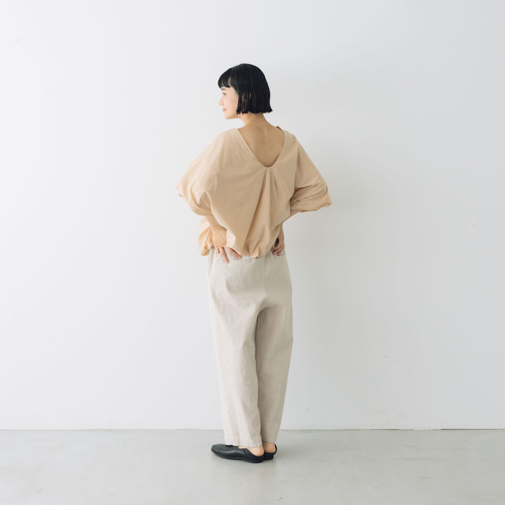 【SALE】miiThaaii コットンアディラトップス ベージュ