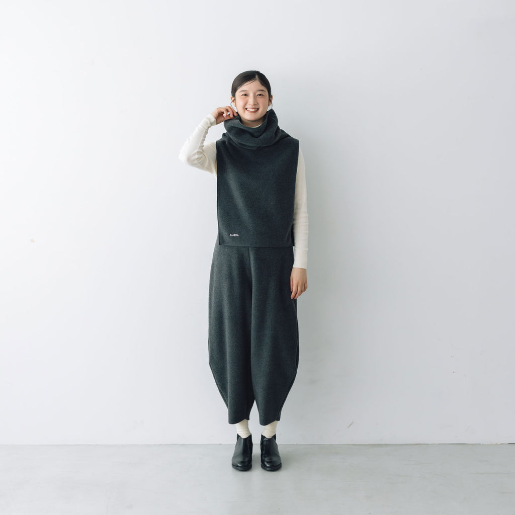 ALWEL フリース ペグパンツ