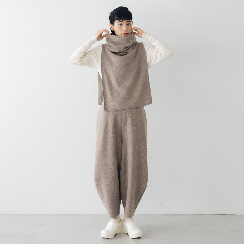 ALWEL フリース ペグパンツ