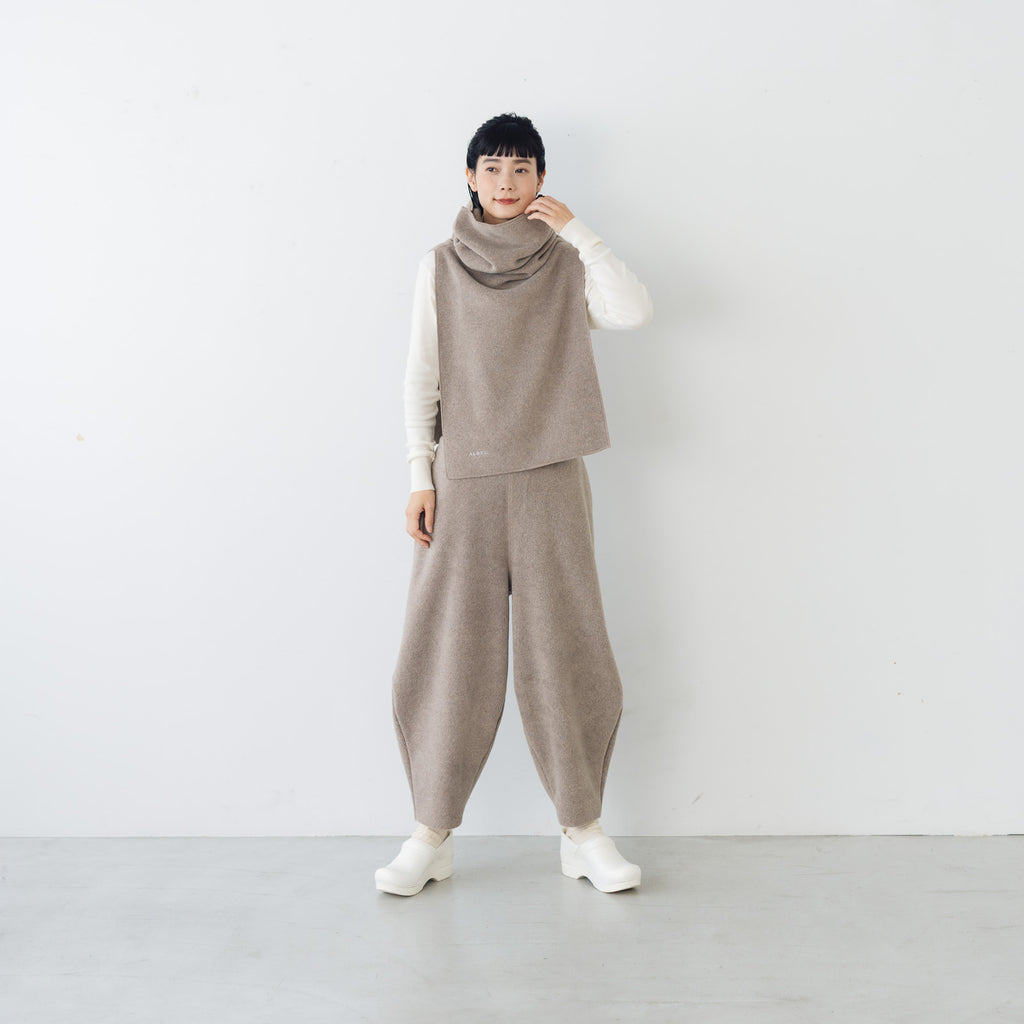 ALWEL フリース ペグパンツ