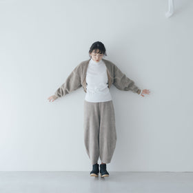 ALWEL フリース ペグパンツ