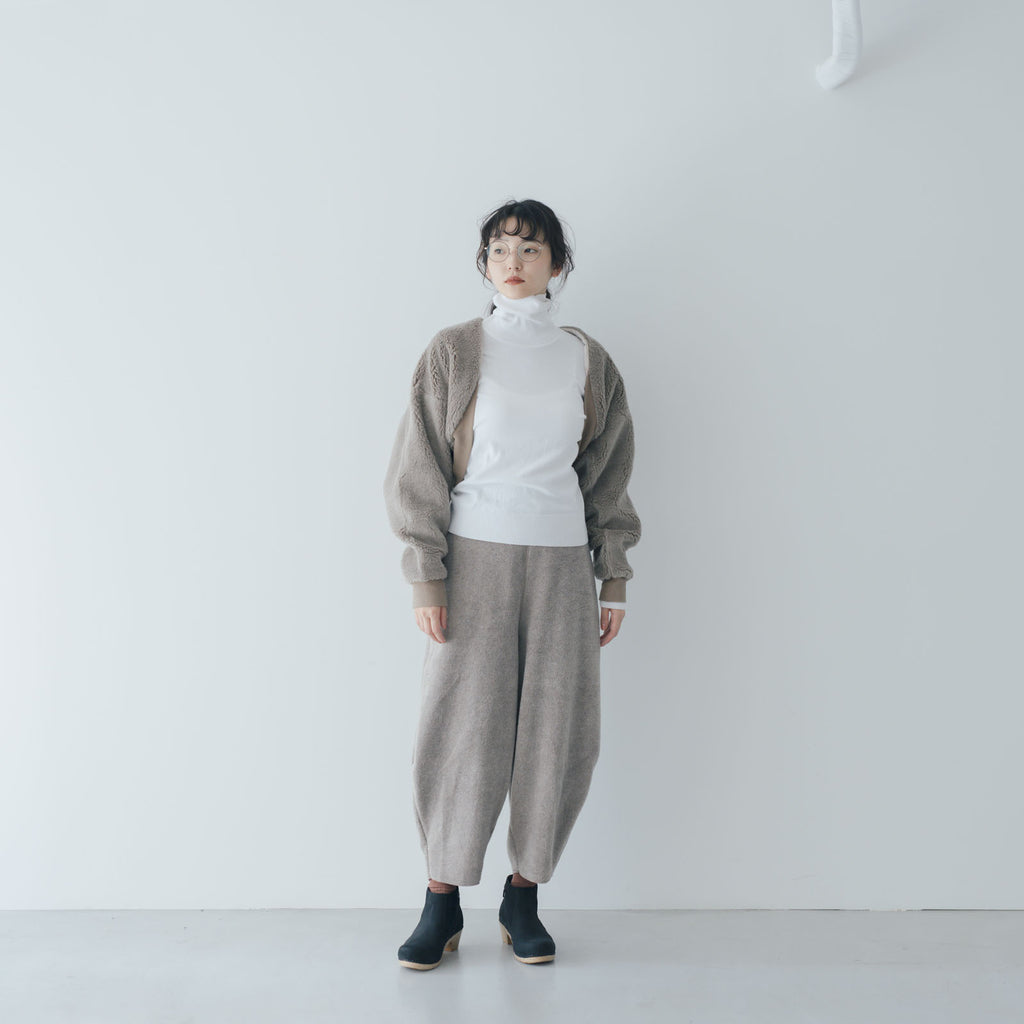 ALWEL フリース ペグパンツ