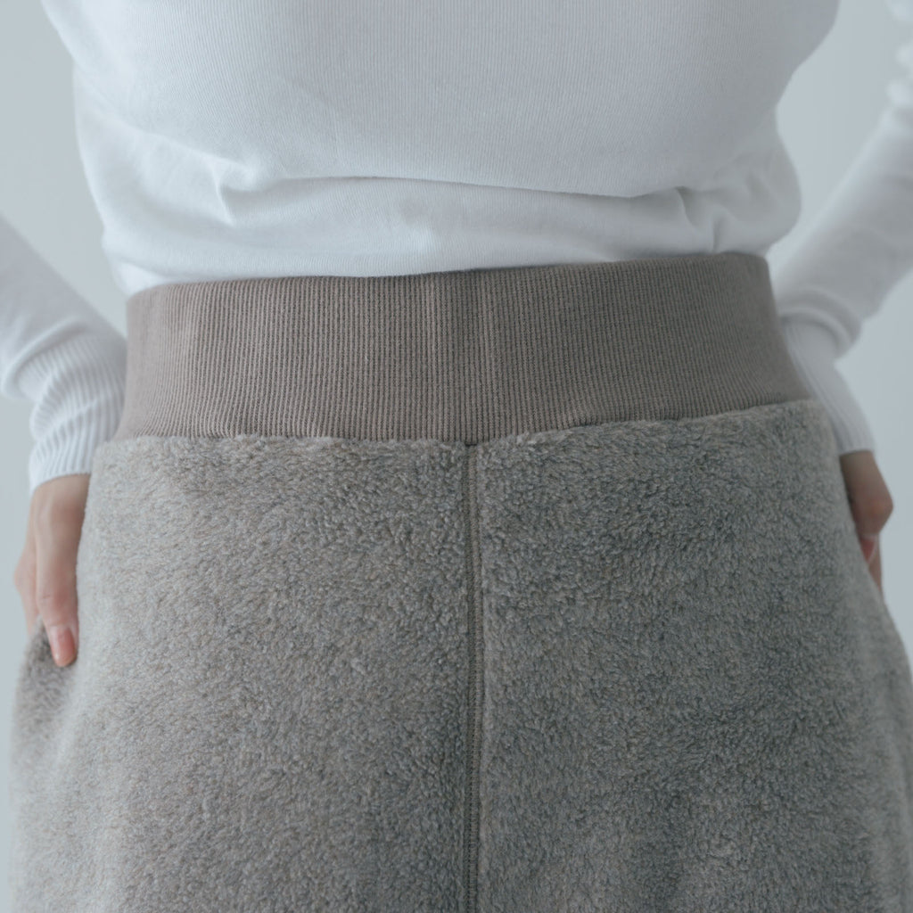 ALWEL フリース ペグパンツ