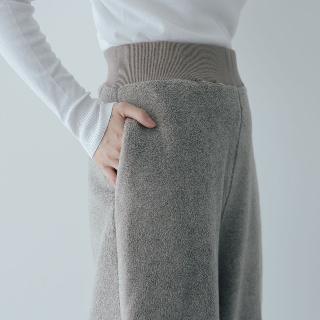 ALWEL フリース ペグパンツ