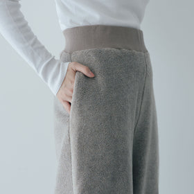 ALWEL フリース ペグパンツ