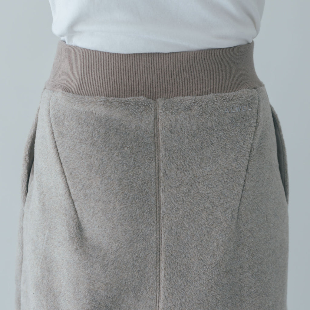 ALWEL フリース ペグパンツ