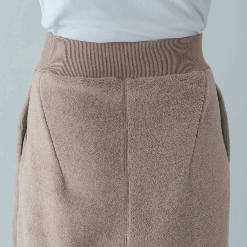 ALWEL フリース ペグパンツ
