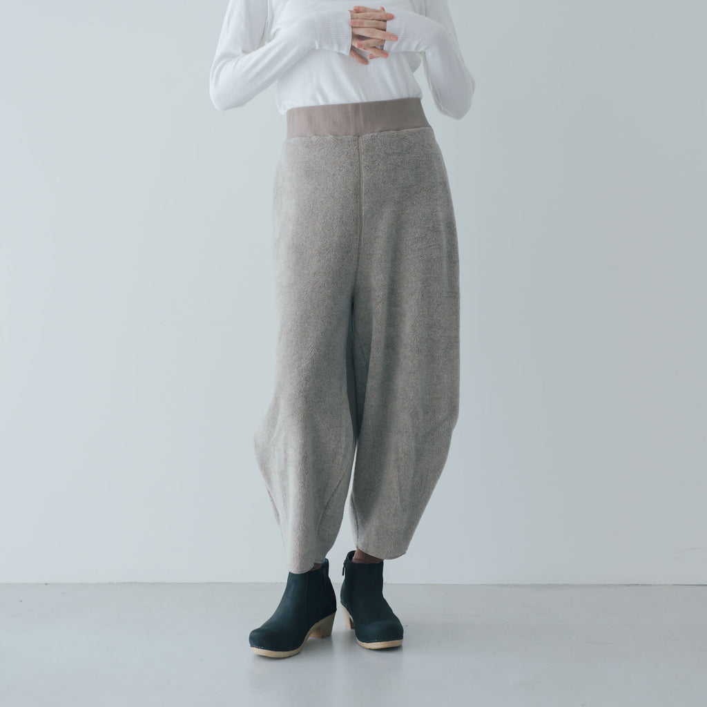 ALWEL フリース ペグパンツ