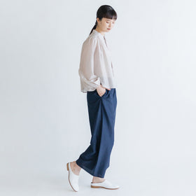 fruits of life コットンシルク ワイドパンツ