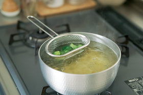 家事問屋 茹で分けザル 9