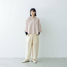 【SALE】Gauze# モダニスト ギャザースリーブ ブラウス