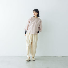 【SALE】Gauze# モダニスト ギャザースリーブ ブラウス