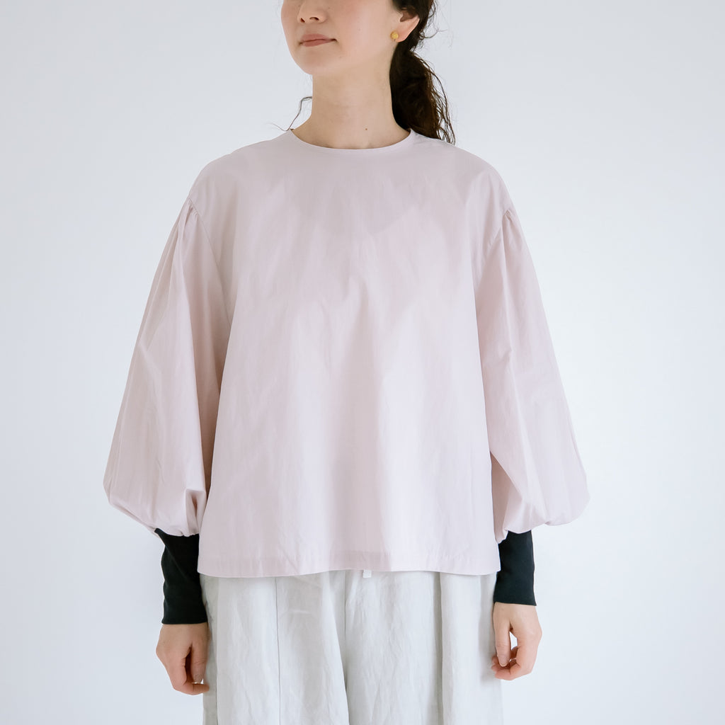 【SALE】Gauze# モダニスト ギャザースリーブ ブラウス