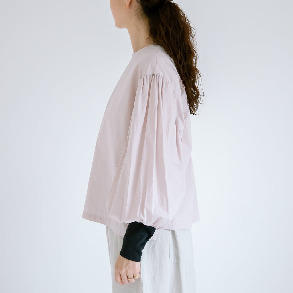 【SALE】Gauze# モダニスト ギャザースリーブ ブラウス