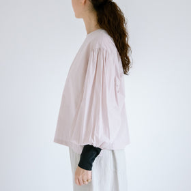 【SALE】Gauze# モダニスト ギャザースリーブ ブラウス