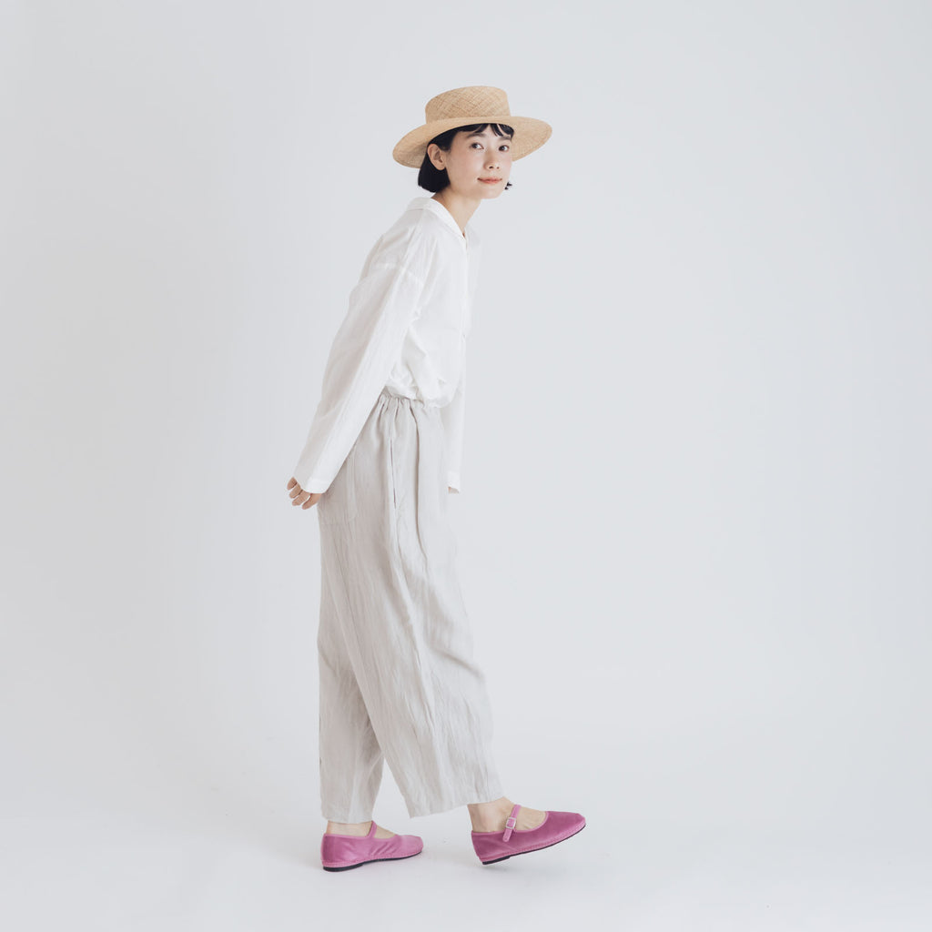 Gauze# ドライリネンチャーリーパンツ