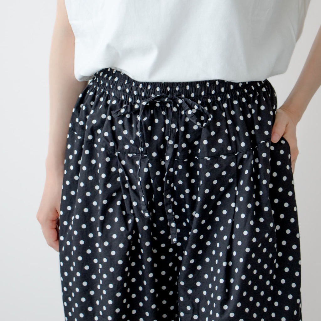 Gauze# ポルカドットワイドパンツ