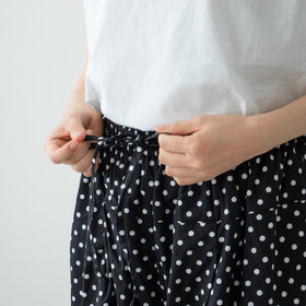 Gauze# ポルカドットワイドパンツ
