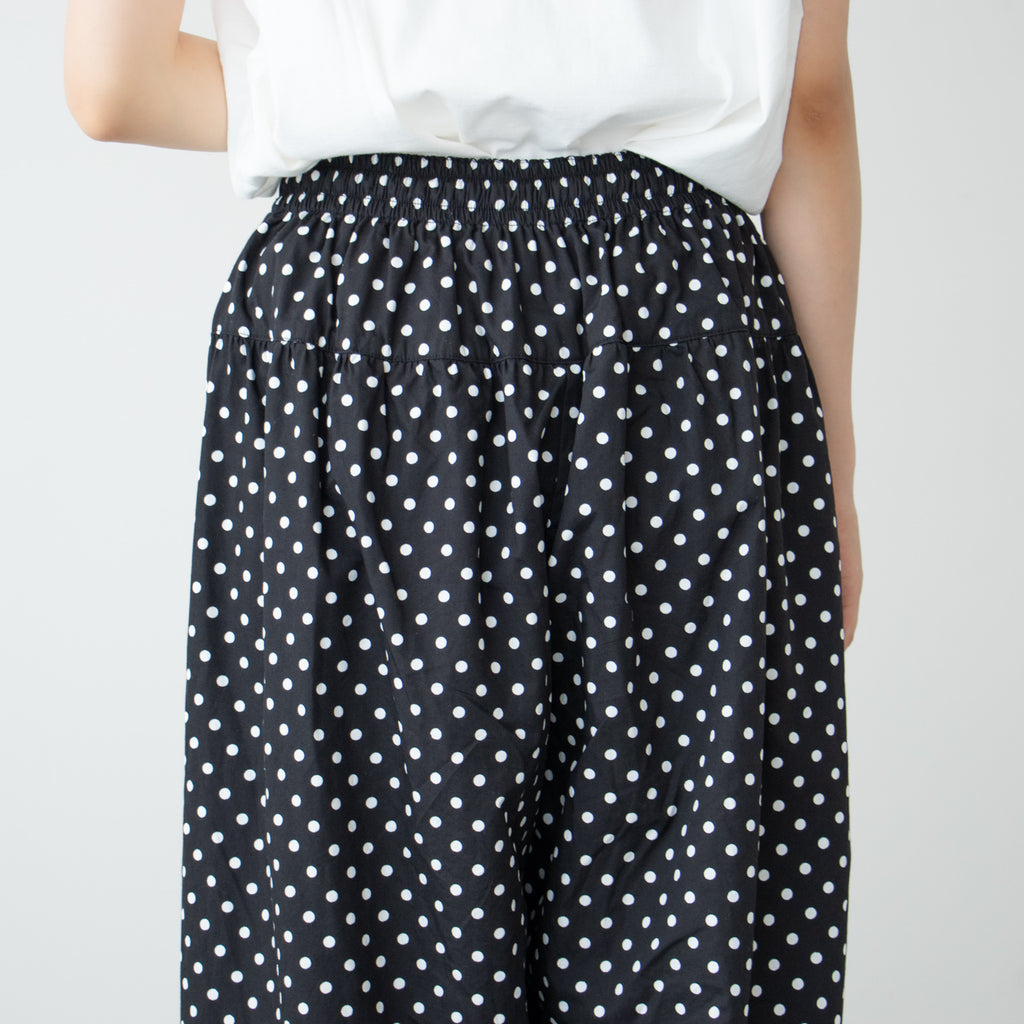 Gauze# ポルカドットワイドパンツ