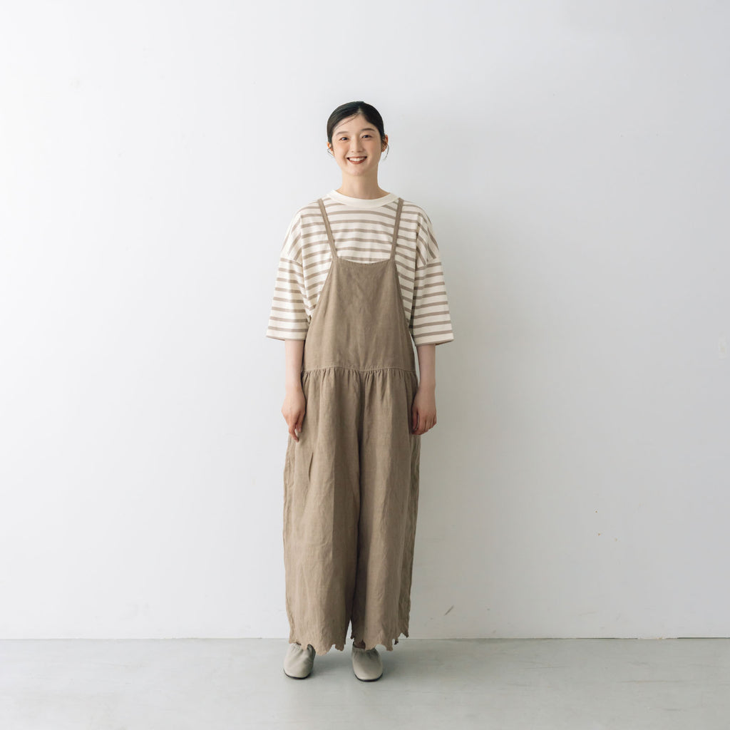 Laboratory ドルマンスリーブデラヴェボーダーTシャツ