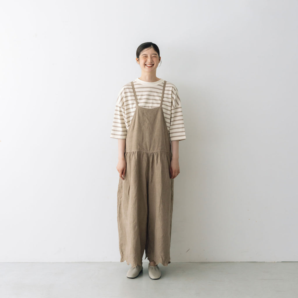 Laboratory ドルマンスリーブデラヴェボーダーTシャツ