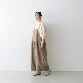 Gauze# スカラップレース トラバイユ サロペット