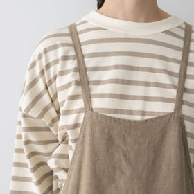 Gauze# スカラップレース トラバイユ サロペット