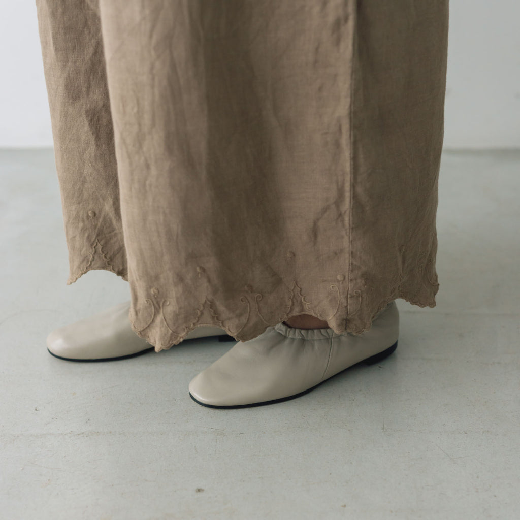 Gauze# スカラップレース トラバイユ サロペット