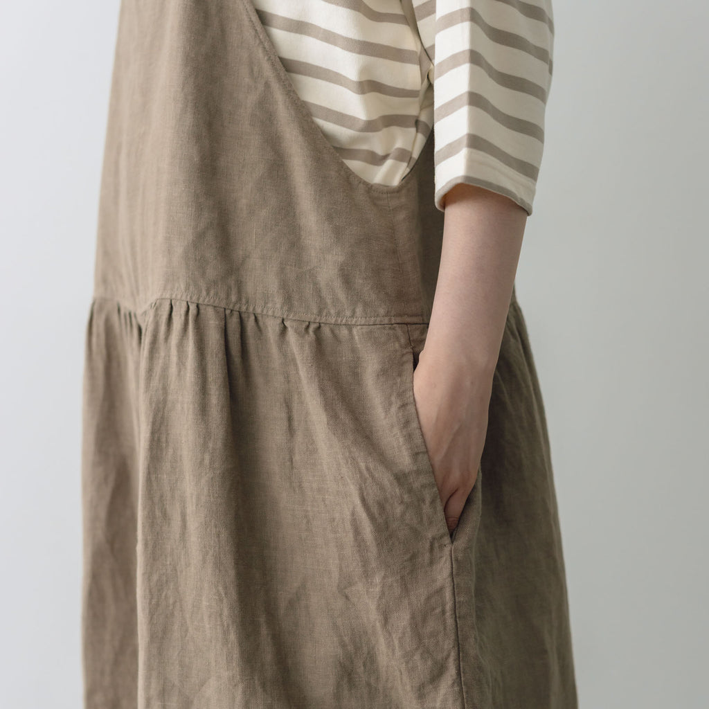 Gauze# スカラップレース トラバイユ サロペット