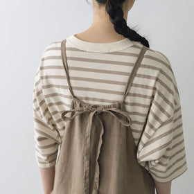 Gauze# スカラップレース トラバイユ サロペット