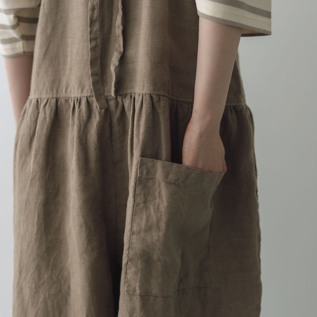 Gauze# スカラップレース トラバイユ サロペット