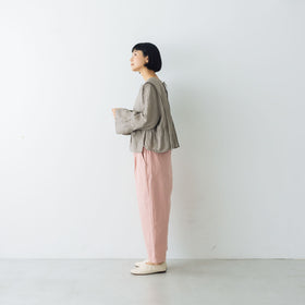 Gauze# キュリアス2wayブラウス フェードグレー