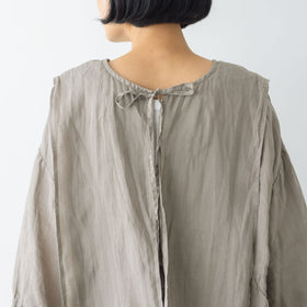 Gauze# キュリアス2wayブラウス フェードグレー