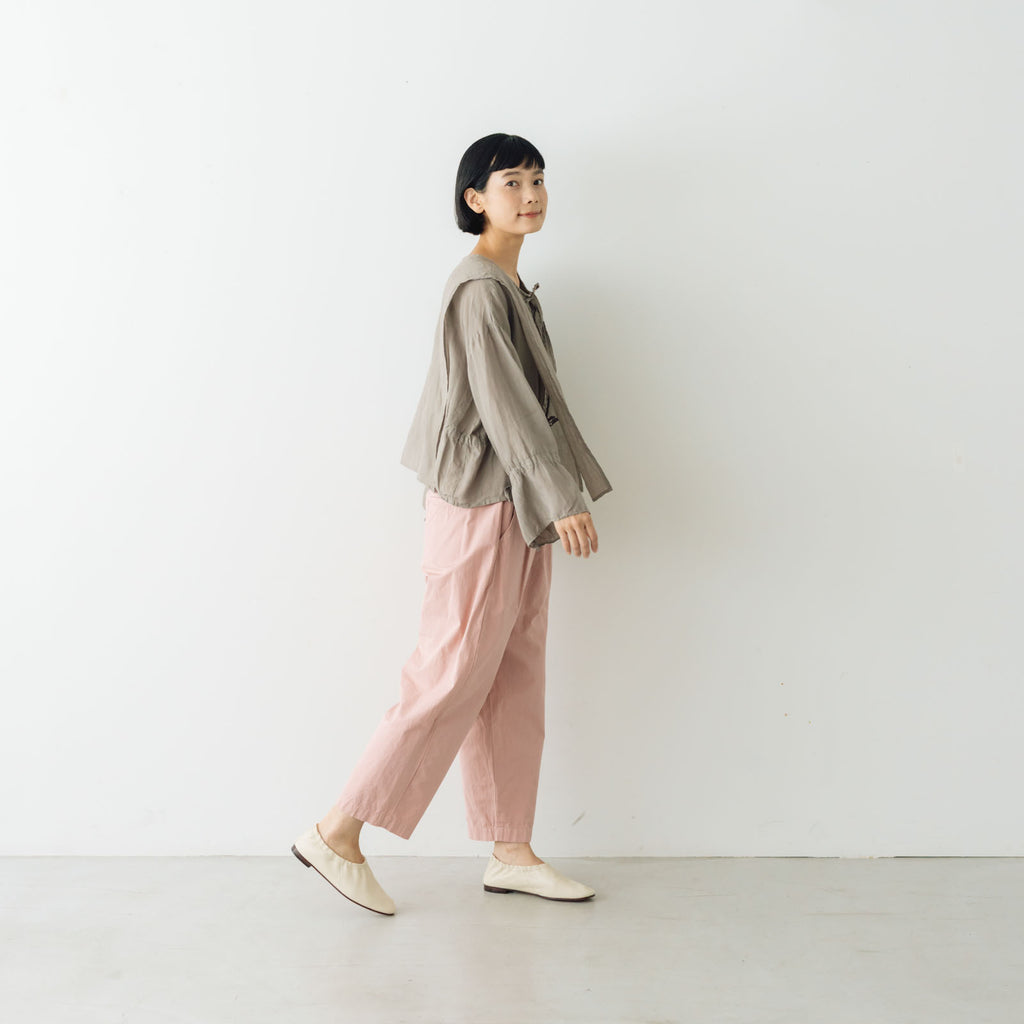 Gauze# キュリアス2wayブラウス フェードグレー