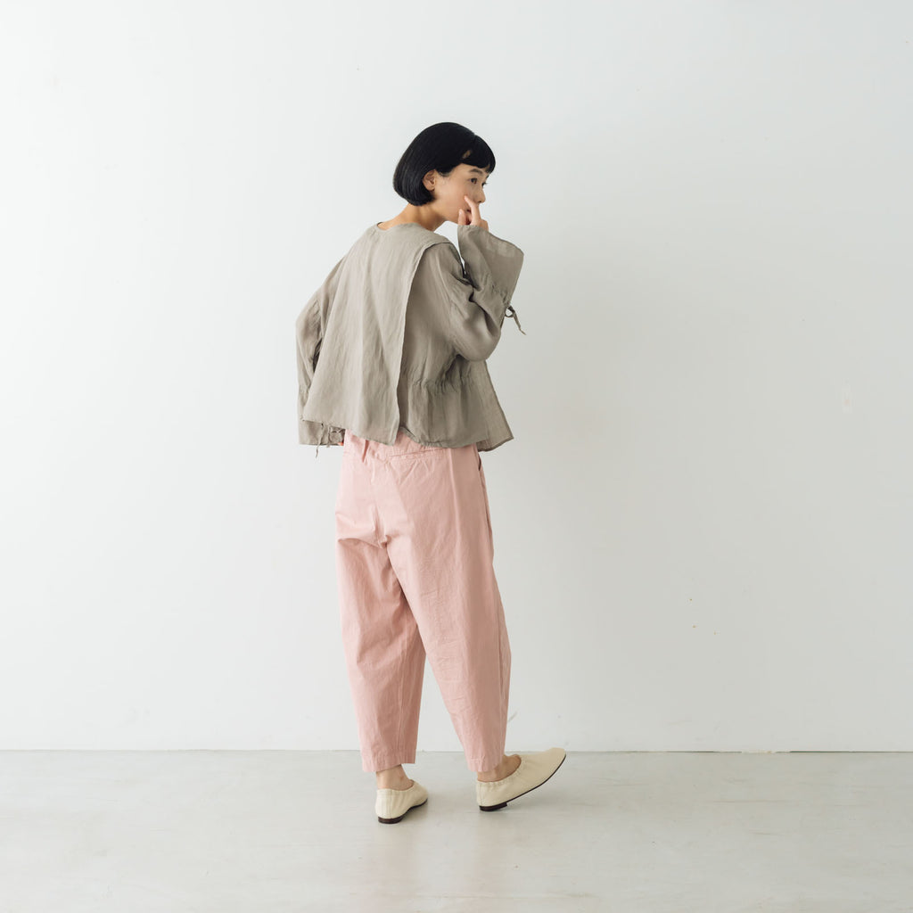 Gauze# キュリアス2wayブラウス フェードグレー