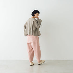 Gauze# キュリアス2wayブラウス フェードグレー